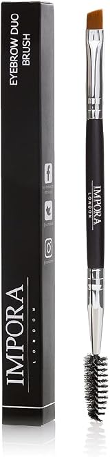 STUDIO 5 Duo Eyebrow Brush & Spoolie Impora London Flat Angled Brush view 6