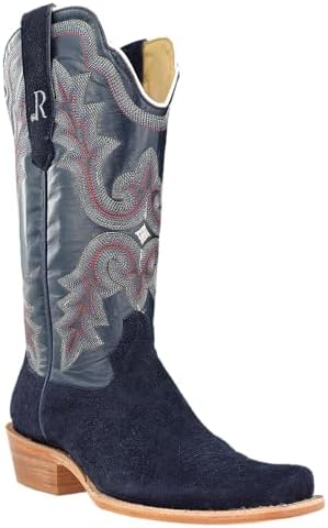 Amazon.com | R. Watson Men's Caiman Belly Wide Square Toe Western