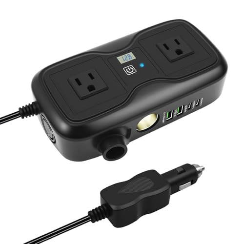 7 in 1 200W Car Power Inverter 12V DC to 110V AC