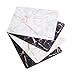 Insten Shiny Marble Mouse Pad - White/Rose Gold Marble, Premium Ultra Slim Hard Plastic, Silky Smooth & Super Light w/Anti Slip Backing, Rectangle Mat for Desktops, PC & Laptops - 9.45