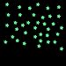 Hatop 100PC Kids Bedroom Fluorescent Glow In The Dark Stars Wall Stickers (Pink)