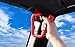 IPARTS Red Front Grab Handle Red Hard Mount Solid Steel Grab Handle Grab Bars for 07-17 Jeep JK Wrangler 2 & 4 Door Pair