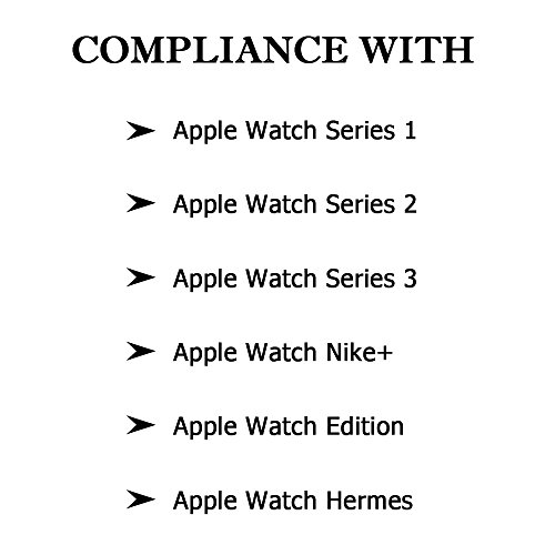 QIENGO For Apple Watch Band 38MM, Nylon iwatch strap, with Hook and Loop, Fastener Adjustable Closure, Replacement Band for iwatch Series 1/2/3, Nike+, Edition, Hermes, (38MM, Midnight Fog) - Thumbnail 5