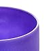 TOPFUND 8 inch A Note Crystal Singing Bowl Third Eye Chakra with Carrying Case and Suede Mallet