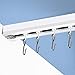 RoomDividersNow Ceiling Track Set - Large, for Spaces 12ft - 18ft Wide (White)