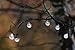 Radiance LED Clear Solar String Lights, 19.7 ft, Black Wire, Crystal Globe Bulb