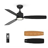 TALOYA 52 Inch Ceiling Fans with Lights Led Remote