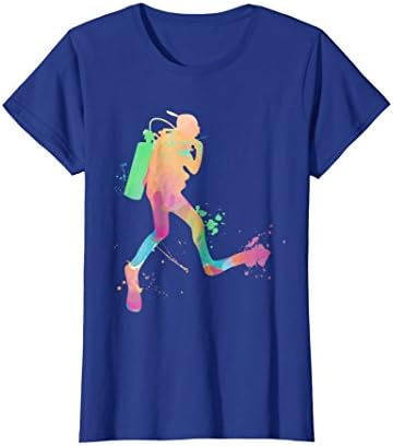 Scuba Diver In Watercolor Scuba Diving Gift T-Shirt