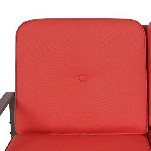image for Best Choice Products 2-Person Outdoor Mesh Patio Double Glider with Te