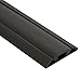 UT Wire 3-Channel Cord Protector & Concealer for Floor - 5 FT - Black