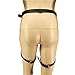 TOPFUR Women Sexy Punk Leather Harness Garter Belt Adjustable Waist Leg Cincher Cage Belt