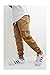URBANJ MEN'S WHEAT CARGO TWILL JOGGER PANTS