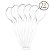 Set of 12 - Disposable Serving Spoons, Heavy Duty, Large 10 inch Plastic Serving Spoons, Clear