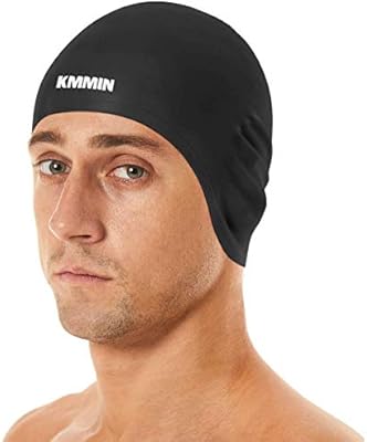 KMMIN: Gorro de natación, diseño 3D ergonómico, Gorra de natación ...