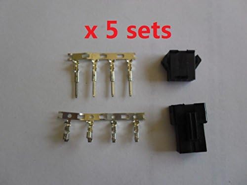 USA Seller Electric bike/ RC/ RV/ car JST 2.5mm SM 4-Pin Battery Connector Plug x 5 sets