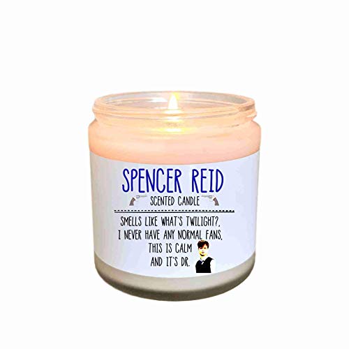 Spencer Reid Criminal Minds Scented Candle Gift for Her Fan Gift Pop