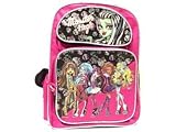 Monster High Fashion Pink Large School Backpack-7294