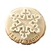 Nordic Ware Holiday Cast Cookie Stamps, Set of 3,Metallic