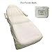 PDTXCLS 10 Ct. White Non-Woven Disposable Elastic Fitted Bed Sheets Cover Massage Table Facial Chair for Spa, Beauty Salon, Medical Clinics, Size: 87