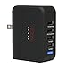 EZOPower 20W 4-Port 4A High Output USB Wall Travel Charger Adapter - Black