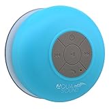 Aduro AquaSound WSP20 Shower Speaker, Portable Waterproof Wireless Bluetooth Speaker (Blue)