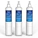 EcoAqua 5231JA2006A Refrigerator Water Filter, Replacement for LG® LT600P®, 5231JA2006A, 5231JA2006B, KENMORE 46-9990, 9990, 469990 Refrigerator Replacement Filter, 3 Filters