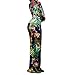 Elegant Floral Formal Dresses for Women Sexy Bodycon V Neck Cocktail Floor Length Prom Long Dress for Evening Party(Medium) Flower
