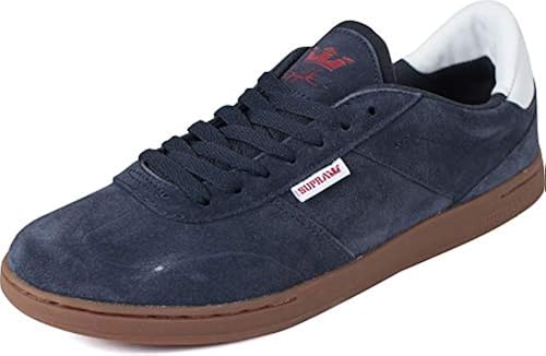 Supra Men's Elevate Shoes,8,Navy-Gum in Kuwait Whizz Skateboarding