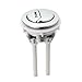 Owfeel Toilet Tank Button Dual Push Flushing Toilet Button 48mm Toilet Button Replaced Flush Button with Thread Diameter