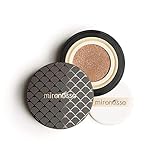 Mirenesse 10 Collagen Cushion Compact Airbrush Foundation Liquid Powder, Buildable Coverage, Instantly Flawless & Glowing Skin, Vegan & Toxin Free, Mocha 0.52oz