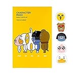 [The Face Shop x KAKAO Friends] KAKAO Character Mask (#Friends Set (5 types-5 sheets))