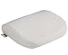 Latex Lumbar Support Pillow, Car / Office Chair Lower Back Cushion, Great Brace to Relieve Back Pain - Adjustable Strap , Breathable Soft & Firm Pad With Waterproof Cover White