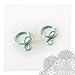 Nipple Ring 2pc Blue sea Non Pierced Body Jewelry Fake Nipple Piercing