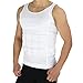 HANERDUN Mens Body Shaper Slimming Shirt Compression Vest Elastic Slim Shapewear