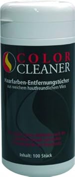 Coolike Color Cleaner Haarfarben-Entfernungstücher aus Vlies 11403, nachfüllbare Spenderdose mit 100 Tüchern