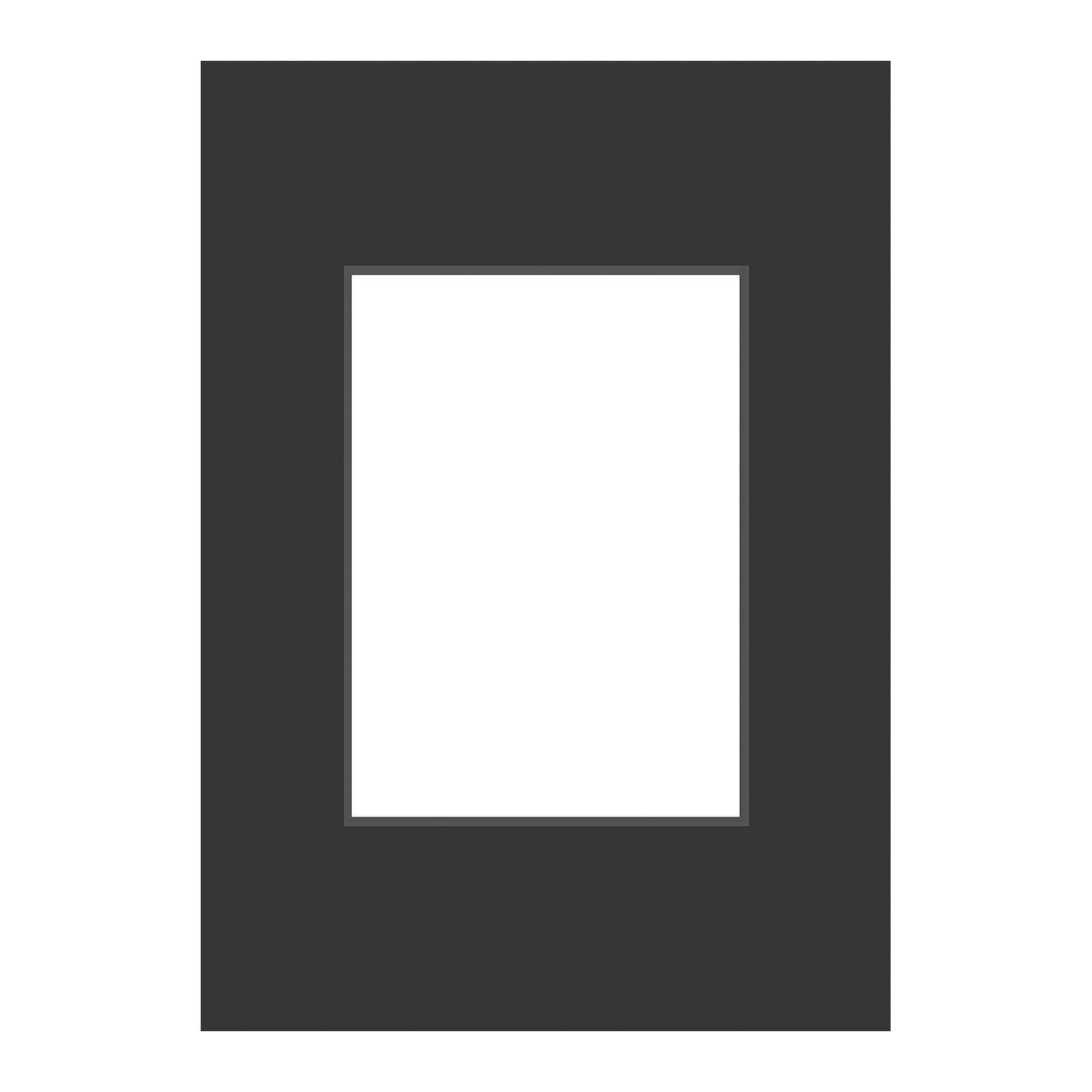 DEHA Design Black Photo Mount A3 (29.7 x 42.0cm) – Acid-Free Archival Board for A4 (21.0 x 29.7cm) Photos and Prints
