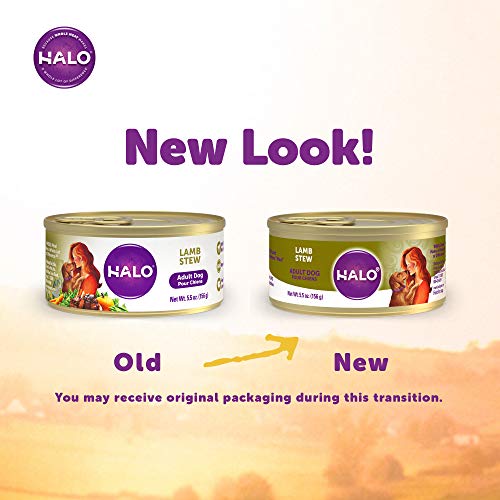 Halo Adult Wet Dog Food, Lamb Stew 5.5oz Can (Pack of 12) Pricepulse