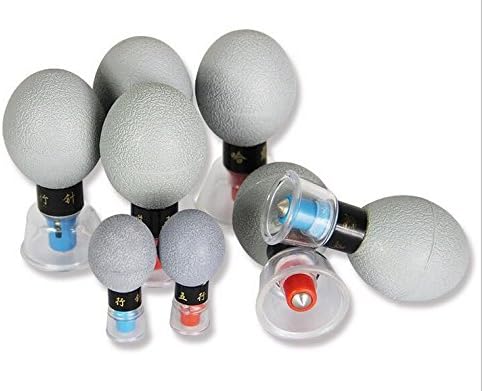 Magnetic Suction Cup Therapy Set – by Unique Therapy | Our Professional 8 Piece Set is Great for Lower Back Pain and an Excellent Addition for Massage