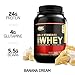 OPTIMUM NUTRITION GOLD STANDARD 100% Whey Protein Powder, Banana Cream, 2 Pound primary