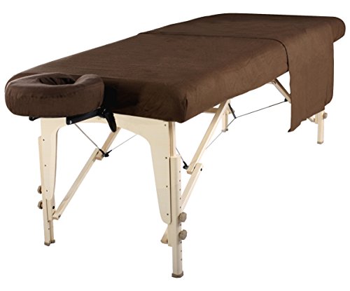 UPC 655544020153, Mt Massage Table Flannel Sheet Set 3 in 1 Table Cover, Face Cushion Cover, Table Sheet, Chocolate