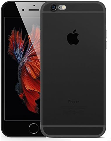 iPhone 6s Plus Case, CHICPICK [ Ultra Thin ] Soft Slim TPU shockproof Grip Guard Protective Cover Case for iPhone 6 6s Plus (5.5 Inch) - Black
