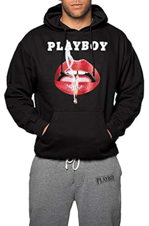 Playboy Men's Indulgence Pullover Hoodie L Black: Amazon.ca: Clothing & Accessories