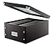 Snap-N-Store Double Wide CD Storage Box, 6.125