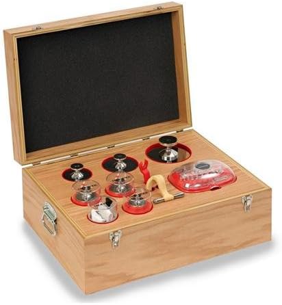 TROEMNER 7219-0W Analytical Precision UltraClass Weight Set with NVLAP Accredited Certificate, 500 g to 1 mg Capacity