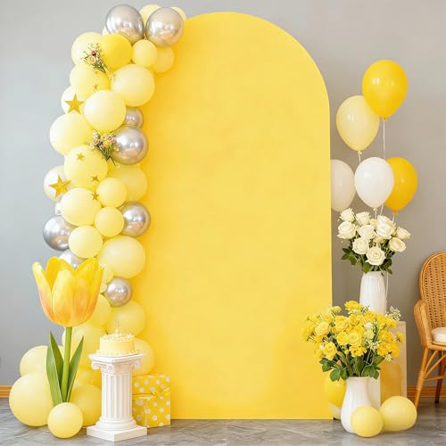 Yellow Arch Backdrop Cover