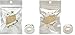 KING JIM Clover and Flower, set of two, coharu masking tape; for label printer TEPRA Lite