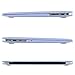 MOSISO Compatible with MacBook Air 13 inch Case (Models: A1466 & A1369, Older Version 2010-2017 Release), Protective Plastic Hard Shell Case Cover, Serenity Blue