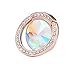 lenoup Glitter Bling Bling Phone Ring Holder,Sparkle Phone Ring Grip Artificial Diamond Stand,Rhinestone Cell Finger Ring for Phones,Pad(Rose Gold)