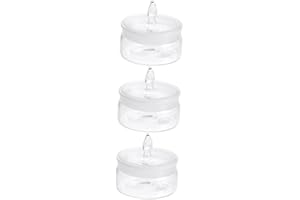 Hohopeti 3pcs Chemical Weighing Bottle Glass Bottle for Specific Gravity Laboratory Equipment Usage