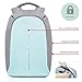 XDDesign Bobby Compact Anti-Theft Laptop USB Backpack Pastel Blue (Unisex Bag)